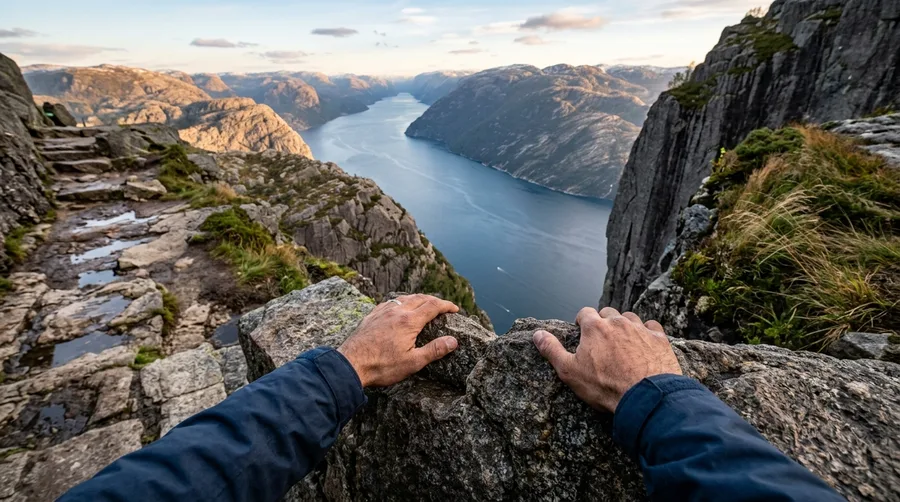 Hike Pulpit Rock at Sunrise