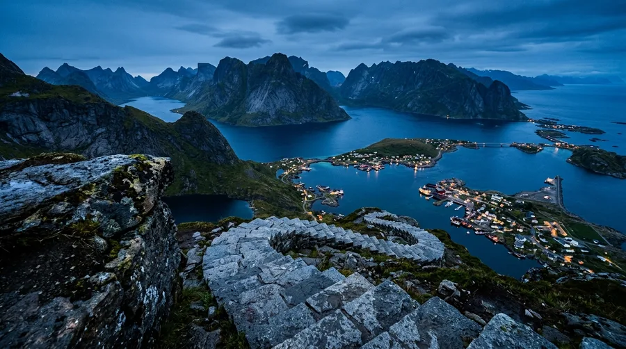 Climb Reinebringen for Panoramic Views