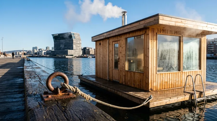 Unwind in Floating Saunas on Oslofjord