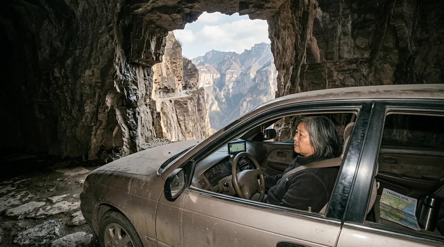 Guoliang Tunnel Road: Carving Through the Taihang Mountains