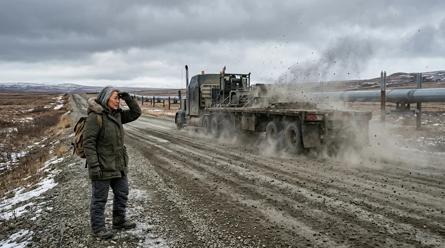 Dalton Highway: Sub-Arctic Isolation and Haul Road Hazards