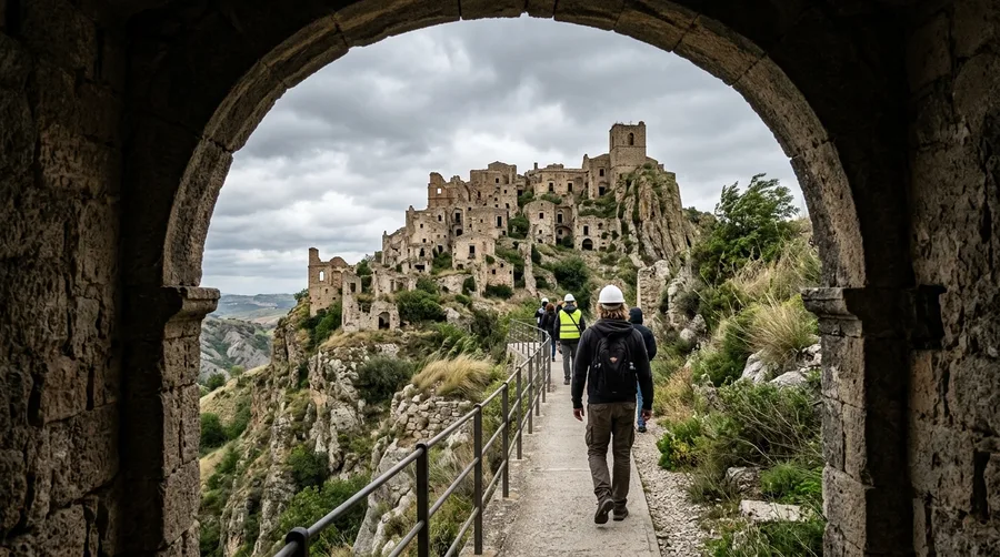 Navigate the Village of Craco