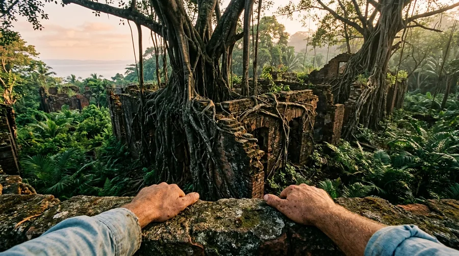 Watch Sunrise at Ross Island Penal Colony