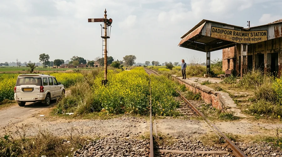 Pull Over at Dadipoor Railway Station