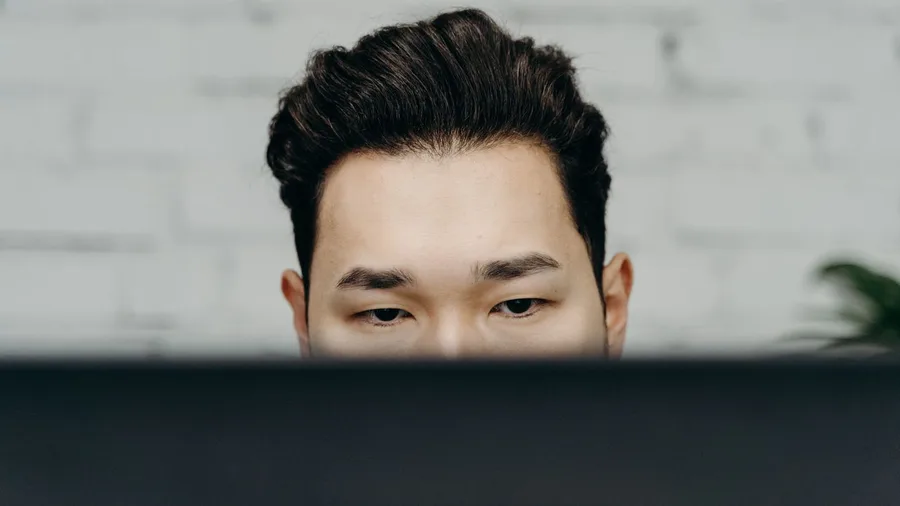 Unblinking Stares Replace Natural Eye Contact
