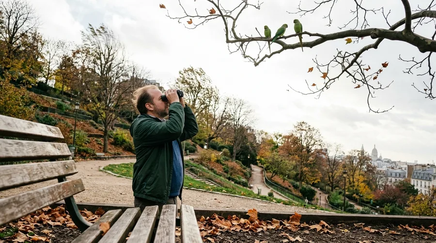 Parakeets and Biodiversity of Parc de Belleville