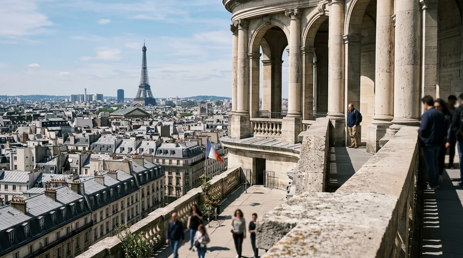 The Panthéon Dome Roof Deck Panorama
