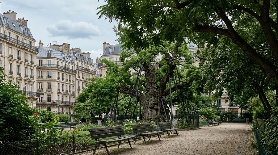 Square René-Viviani: The Secret Garden