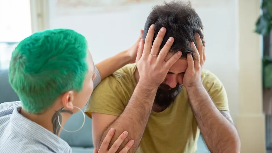 Helping panicking people actually steadies you