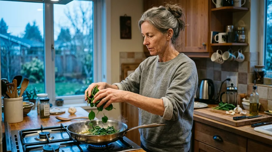 Leafy Greens In Morning Scrambles