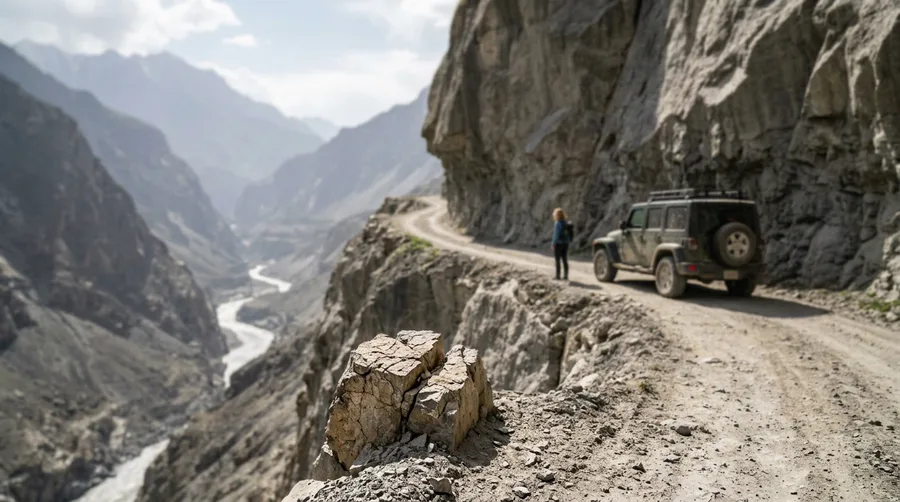 Drive the Shimshal Gorge Road