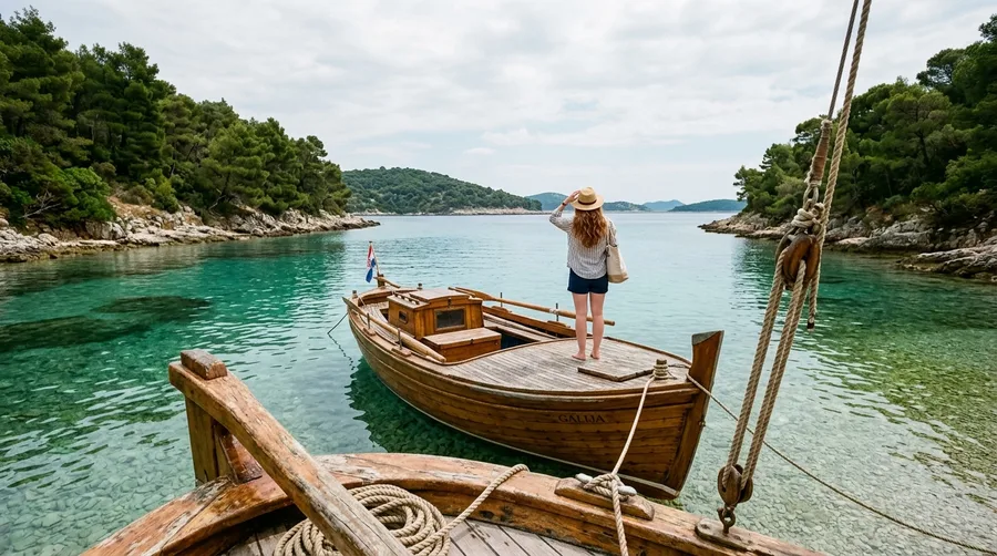 Charter a Wooden Boat to Pakleni Islands