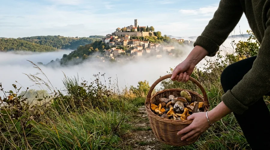 Hunt for Truffles in Foggy Motovun