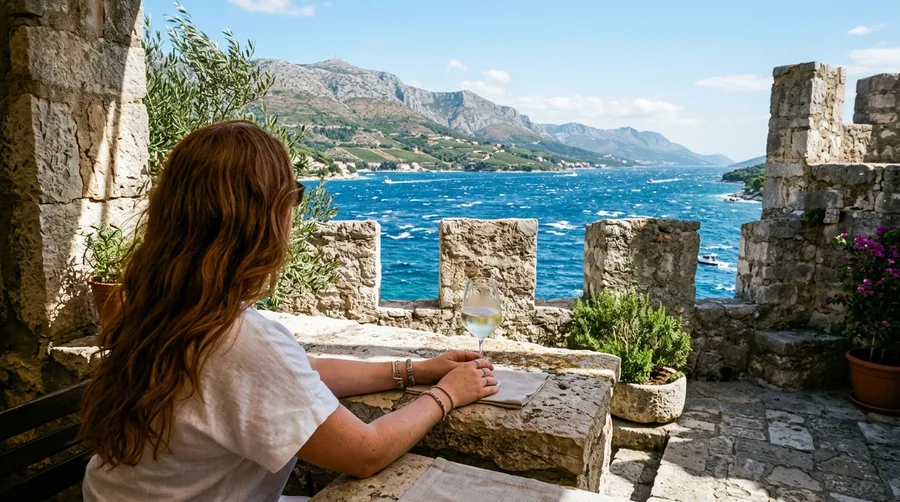 Watch Maritime Traffic from Korčula
