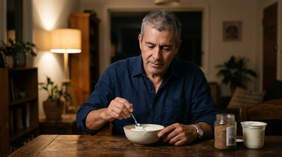 Whole-Milk Greek Yogurt with Ground Flaxseed