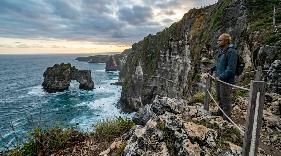 Photograph Banah Cliff Point in Nusa Penida