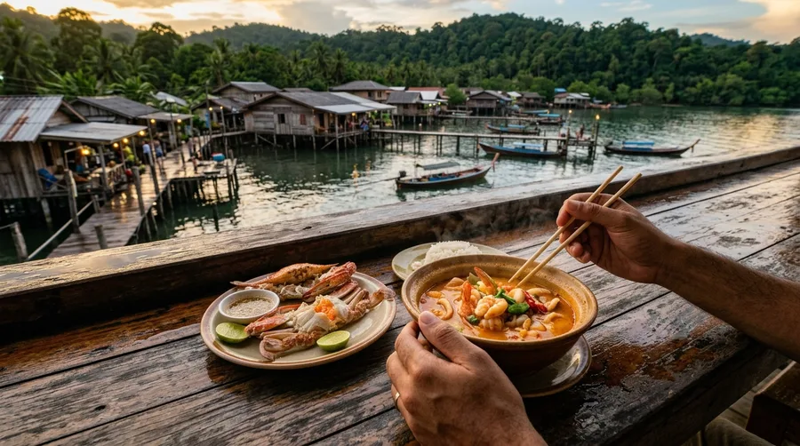Taste Fresh Blue Crab in Koh Kood