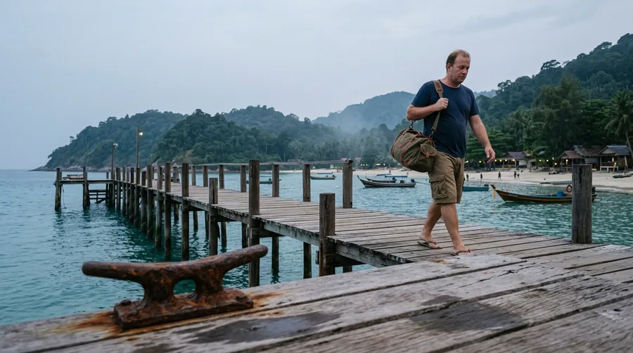 Navigate the Rustic Docks of Perhentian Kecil