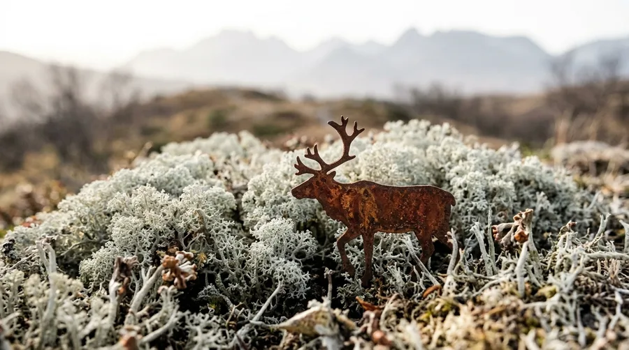 Stop at Rondane Reindeer Sculptures