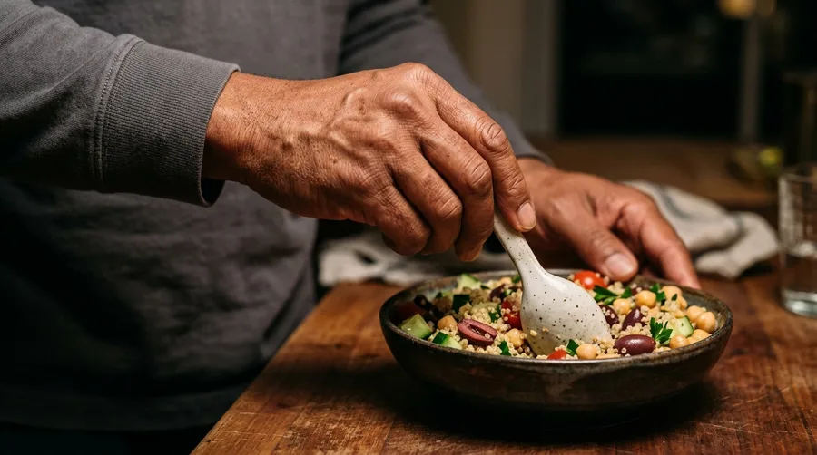 Mediterranean Chickpea and Quinoa Grain Bowl