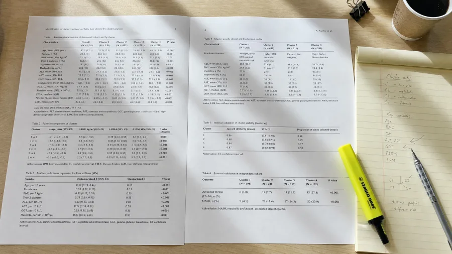 Five Clusters in a Dataset Are Not Five Confirmed Diseases