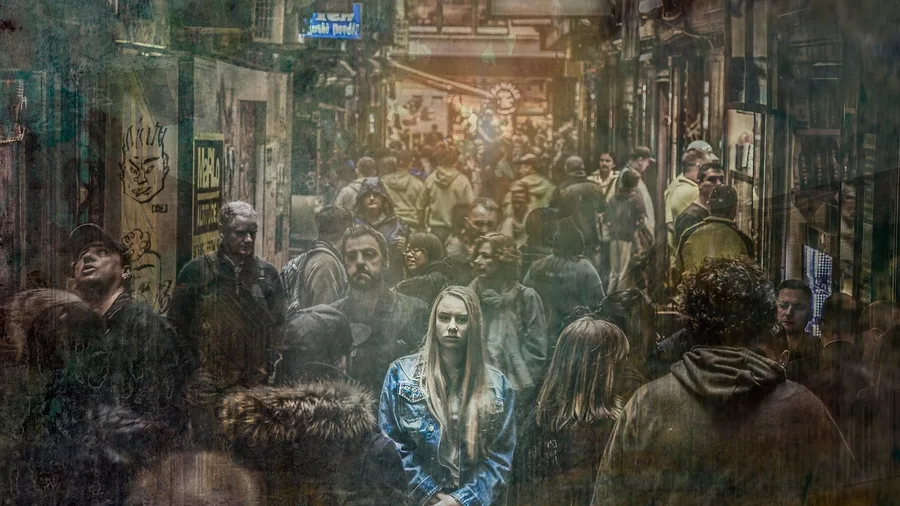 The Man Grows Lonelier Inside a Full House